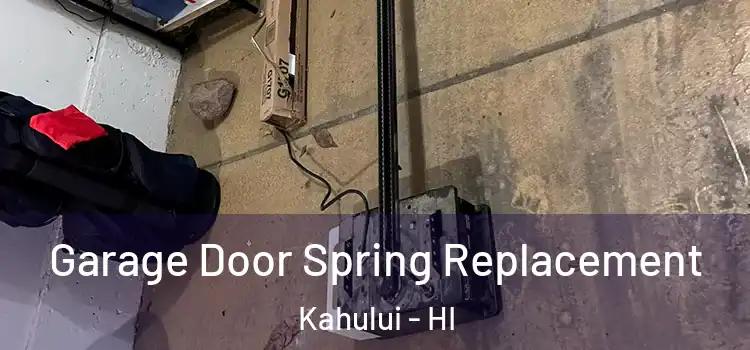  Garage Door Spring Replacement Kahului - HI
