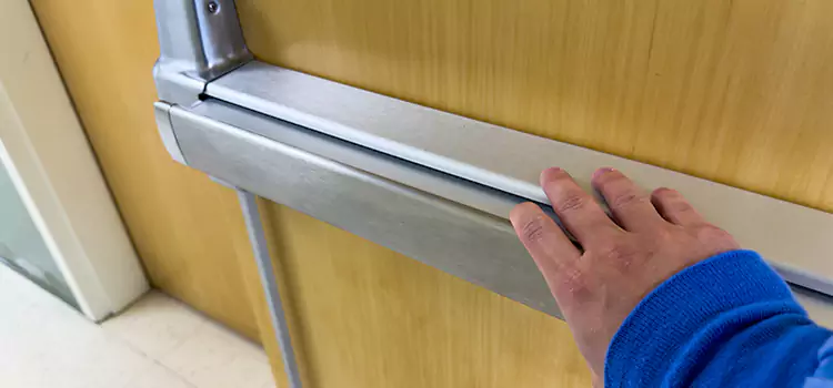 Installing a Push Bar on a Door Kahului
